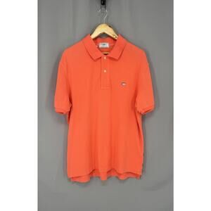 Southern Tide Polo Shirt Mens Large Orange The Skipjack Stretch Casual